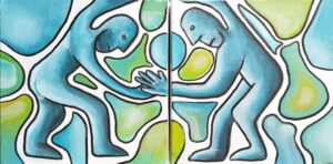 Capoeira diptyque 2 20x20